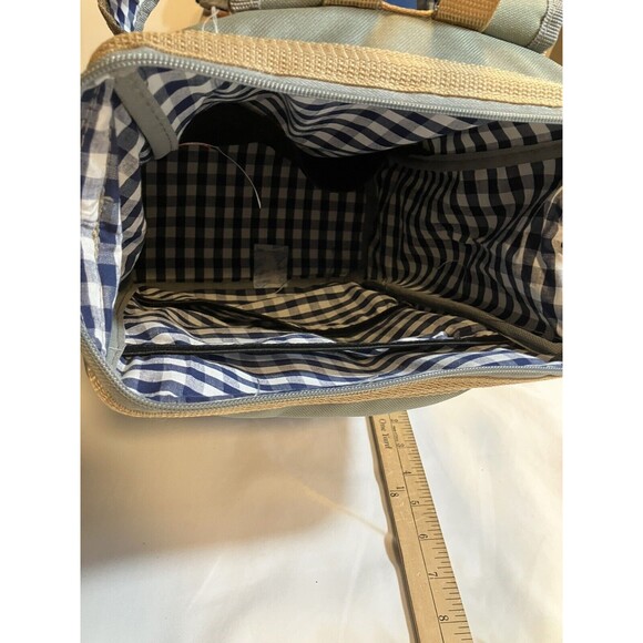 Leeds Cafe Picnic Backpack For 2 With Blanket Perfect For Outdoor Adventures - Picture 9 of 16